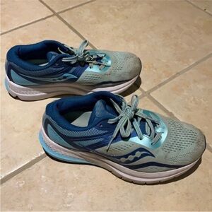 Saucony blue athletic shoes- size 7